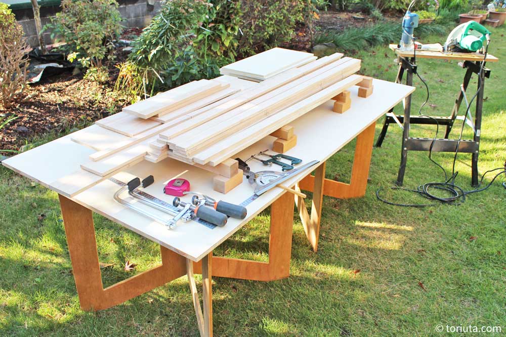 大工さんが作ったテーブルその2 - 富山県の家具